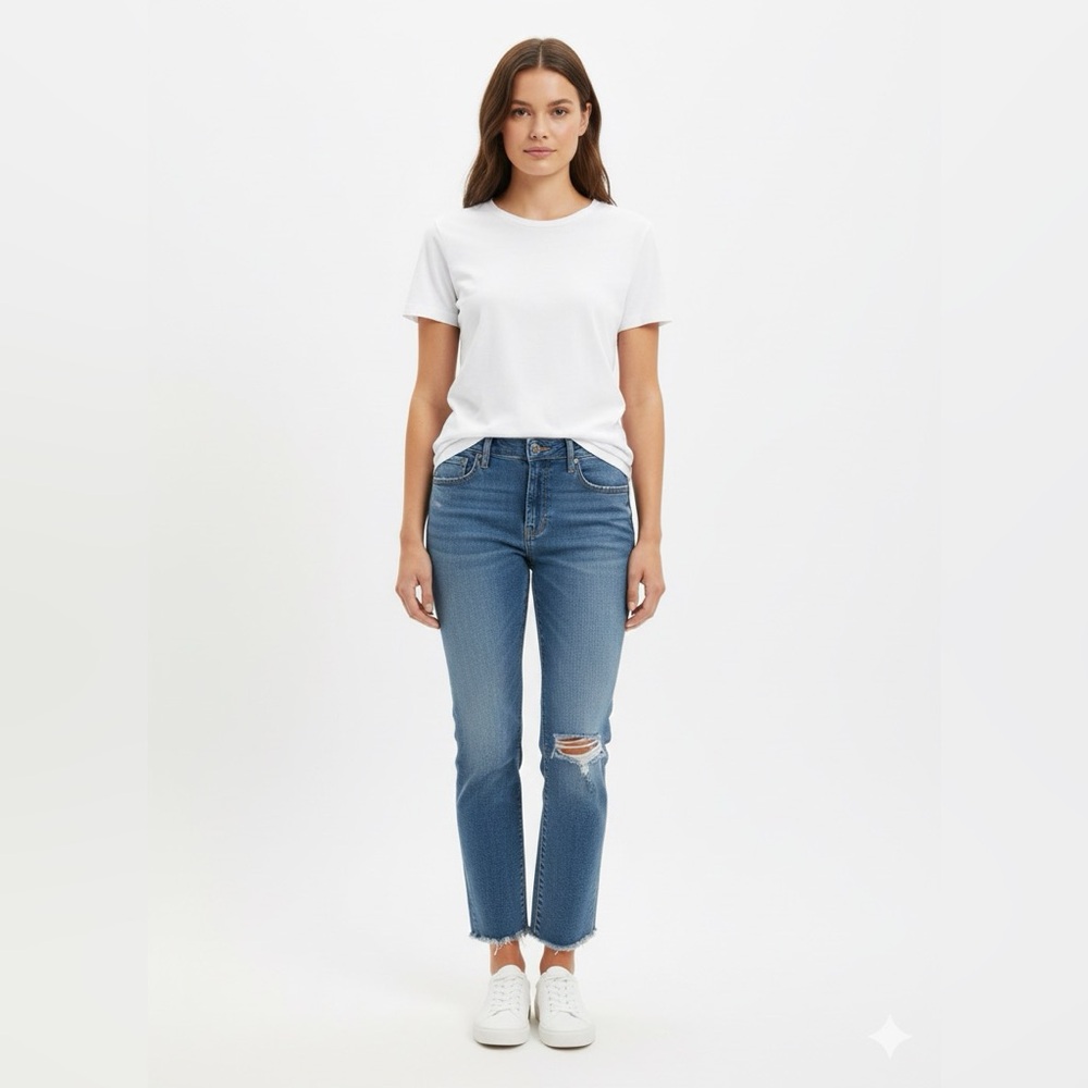 Levi’s 724 High Rise Straight Crop Jeans